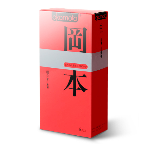 包邮 冈本进口避孕套Skin润滑超薄安全套保险套10只装 成人用品