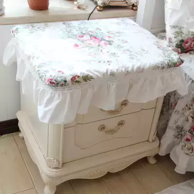 European oil painting temperament bedside table tablecloth Net red bedroom table cloth can be customized according to size