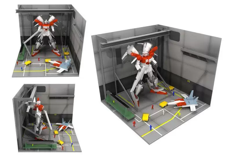 [Xinxiang Boutique Paper Model] Gundam PG GP01 repair platform model