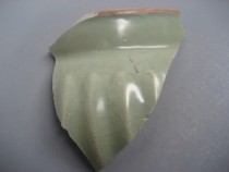 Green-glazed lotus leaf jar sheet of Yuan Longquan kiln