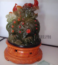 Imitation jade pendulum piece Wangchaeens leopard Home Residence Decoration Joo Relocation New Residence for the Opening of a Merchants Handicraft Pendulum