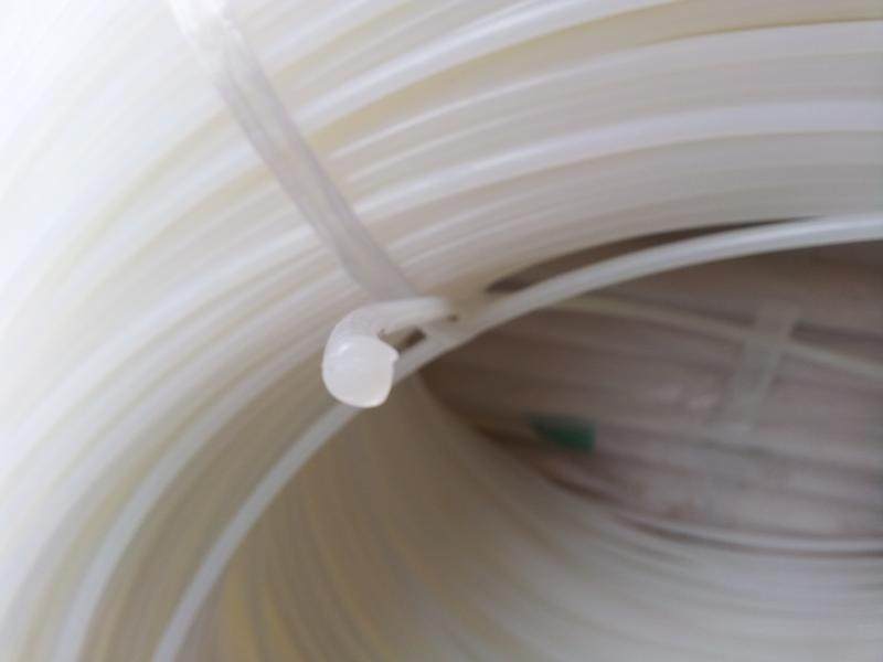 5mm cooked rubber nylon threader solid lead wire tube solid nylon tube 6mm solid nylon lead tube