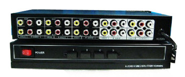 Co-Lie VSW4P6 four-in-six-out audio-video distributor 4-in 6-out audio-video switcher