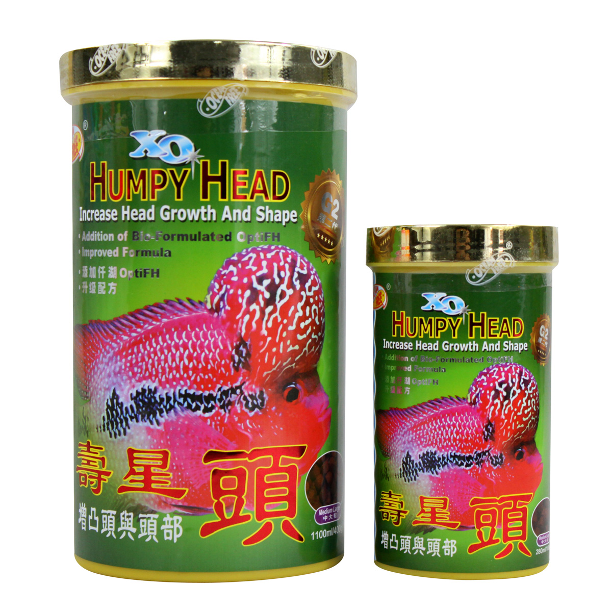 全国包邮 新加坡傲深寿星头二代 罗汉鱼饲料起头增色小型鱼粮