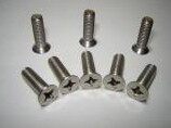 Stainless steel flat machine screw Stainless steel countersunk head screw GB819-85 new standard M5X6-M5X60100 pack