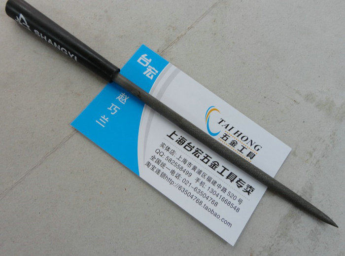 Pointed Bilateral Round Flat Orthopedic File With Shank Flat Round Shjin File 3 * 140