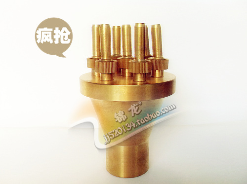 Copper sprinkler 1 inch DN25 center straight up fountain sprinkler head collection straight up waterscape landscape garden fountain