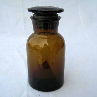 酒精瓶棕色广口瓶/棕大口瓶/玻璃广口瓶 茶色广口瓶/试剂瓶30ml