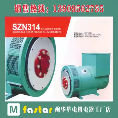 All copper brushless generator set three-phase land generator 230KW-304KW brushless electric ball