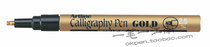 Gold and silver color flat head paint pen Artline993 flat head gold and silver calligraphy pen Japanese production flat head lacquered oil pen
