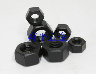 GB6170 8 Class 8 High Strength Nut Hexagonal Nut M4 5 6 8 10 12 - M30 Black