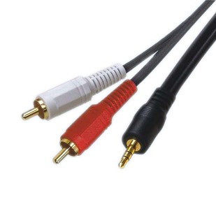 High quality genuine pure copper core 3 m audio line 10% 2 3 5 stereo turn two lotus heads with packaging