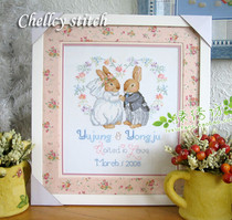Cross embroidery kit French DMC embroidery line Peter Rabbit series Wedding anniversary alphabet
