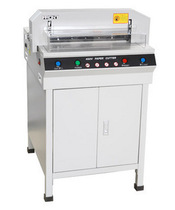 Video forward 450v electric paper cutter paper cutter paper cutter cutting 4cm thick purchased blade for only half price