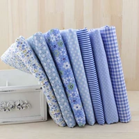 Vải cotton màu xanh nhạt khung 150CM thủ công DIY vải bông vải 2.9 nhân dân tệ 50X50CM vải cotton hàn