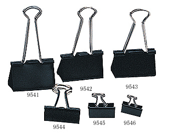 Deli effective 9542 long tail clip black long tail clip dovetail clip 41MM