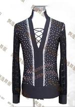 (Flutter Dance Wear) Professional bookings for mens competition Dance suit jacket Latin Gardrill