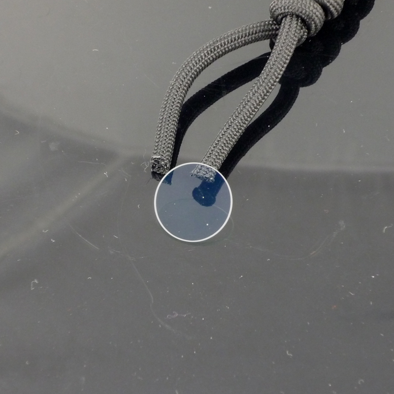 Imported double anti-reflection coating lens transmittance 99% flashlight lens (18*1MM) (micro-defect version)