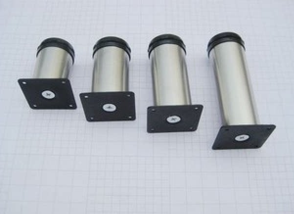 Stainless Steel Round Cabinet Feet Round Overall Cabinet Feet Adjustable Feet Furniture Feet Table Feet Sofa Feet 50*80MM