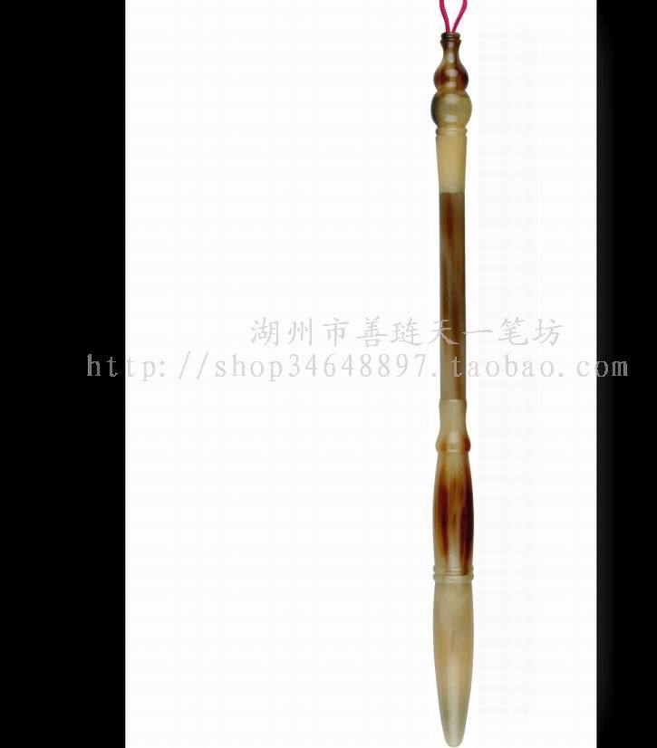 Fetal hair brush rod A260 Yak horn with chapter hooded (fetal hair pen diy homemade baby souvenir production custom