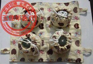 不锈钢四罐随身灸温灸盒 自制艾灸器材 适用艾条经络保健