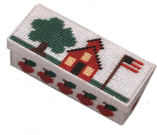 DIY Handcrafted Solid Embroidery Kit Wool Wire Cross Embroidered Material Bag Rectangular containing box