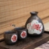 Bộ ly rượu sake Nhật Bản xuất khẩu Bộ rượu sake Nhật Bản Bộ rượu vang gốm nhiệt độ cao Bộ hộp quà tặng cao cấp - Rượu vang