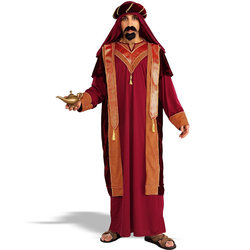 Halloween cos makeup ball adult party clothing men Arab chief clothing Muslim performance robe