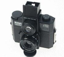 holga vintage 120 film dual reverse film camera 120 GTLR black glass lens multicolor flashing light