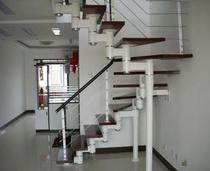 Factory direct bright ring keel loft staircase duplex staircase Italian vertical bar guardrail handrail