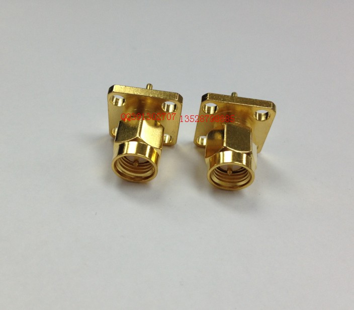 RF plug SMA Pure SMA Commune with flanged plate fixed SMA Public SMA Insulation Particle