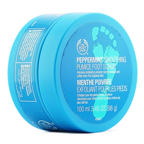 The Body Shop 薄荷足部磨砂膏100ML 祛角质及硬皮嫩足