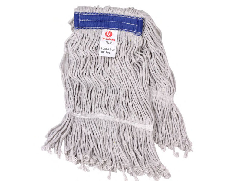 Thickened cotton yarn suction wax trailing mop head cotton mop head replacement mop head ground mop head clip cloth replacement head-Taobao