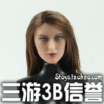 Sanyou Coldplay 1 6 female soldiers ZCWO black bunny brown hair beauty head carving spot