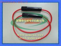 6 * 30 fuse lead bushing Insurance seat with wire insurance tube seat fuse sleeve