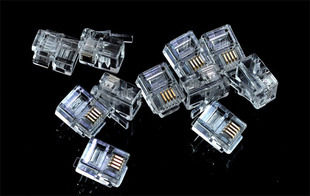 Phone crystal head Four-core phone crystal head 4-pin crystal head Phone 4-pin crystal head