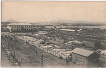 The old postcard Dalian is looking to Mt. Fuji