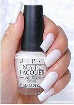 American original OPI nail polish snow white pure white L00 elegant French must be environmentally friendly long-lasting quick-drying nail polish