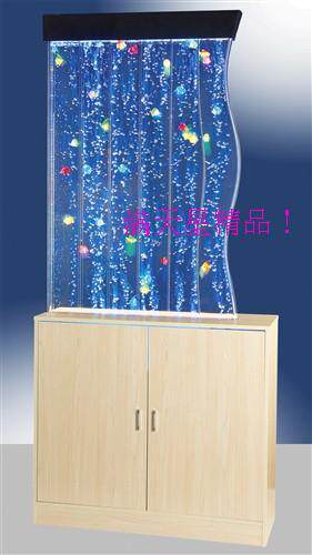 Aquarium screen Bubble wall Water dance light Glowing fish tank Bubble water column light Water curtain light