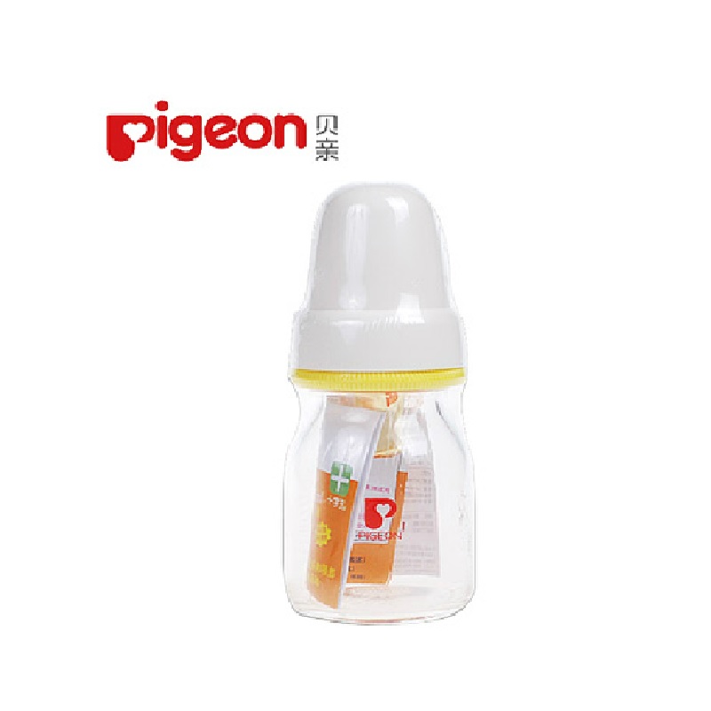 包邮贝亲玻璃果汁瓶乳胶奶嘴 十字孔宝宝果汁奶瓶 50ml D308/DA71
