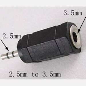 2 5 revolution 3 5 mother audio adapter headphone small head to turn big head 3 5 mother turn 2 5 public audio conversion head