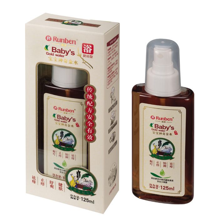 商城正品 润本婴幼儿儿童用品/宝宝神奇金水(助浴型）125ml/A0156