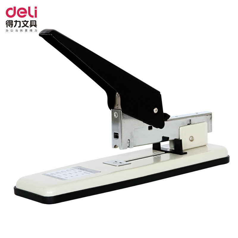 Deli thick layer stapler thick layer stapler can order 80 pages