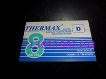 British THERMAX THERMAX thermal test strip temperature paper 160-199 degrees eight grid D