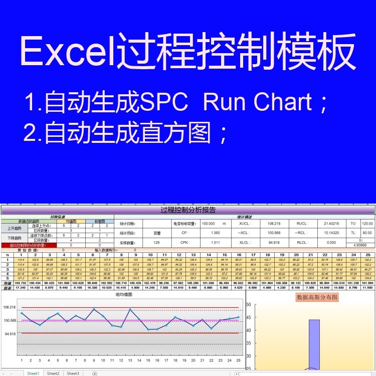 [USD 21.02] Excel Process Control Process Control Template ...