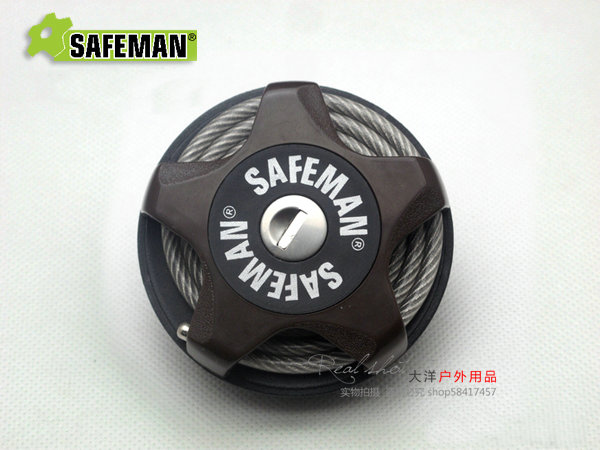 Safeman Wire lock Travel lock Bicycle lock Luggage lock Anti-theft lock Waiting lock