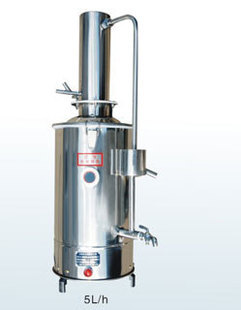 上海 YAZD-10不锈钢电热蒸馏水器10升 蒸馏水机 发生器
