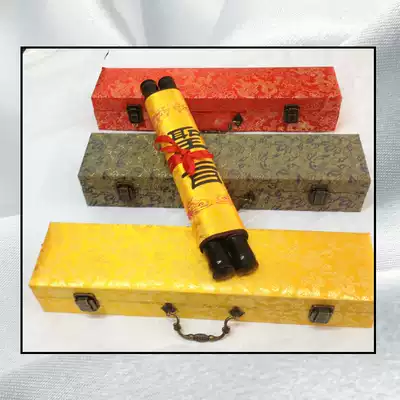 Cotton box reel painting high-grade cotton box sacred packaging Cotton Box spot sale Red Yellow dragon pattern Cotton Box