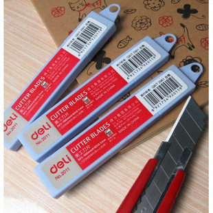 Powerful 2011 utility blade large blade made of SK5 carbon steel sharp and durable 10 pieces box