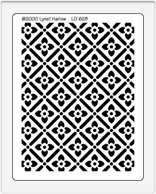 Dreamweaver copper sheet * template LG628 flower bud